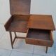 Vintage desk, reconstruction period, 50s oak