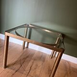 Vintage gold coffee table