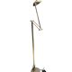 Articulated halogen lamp in chrome-plated brass – 1990s design – Italy