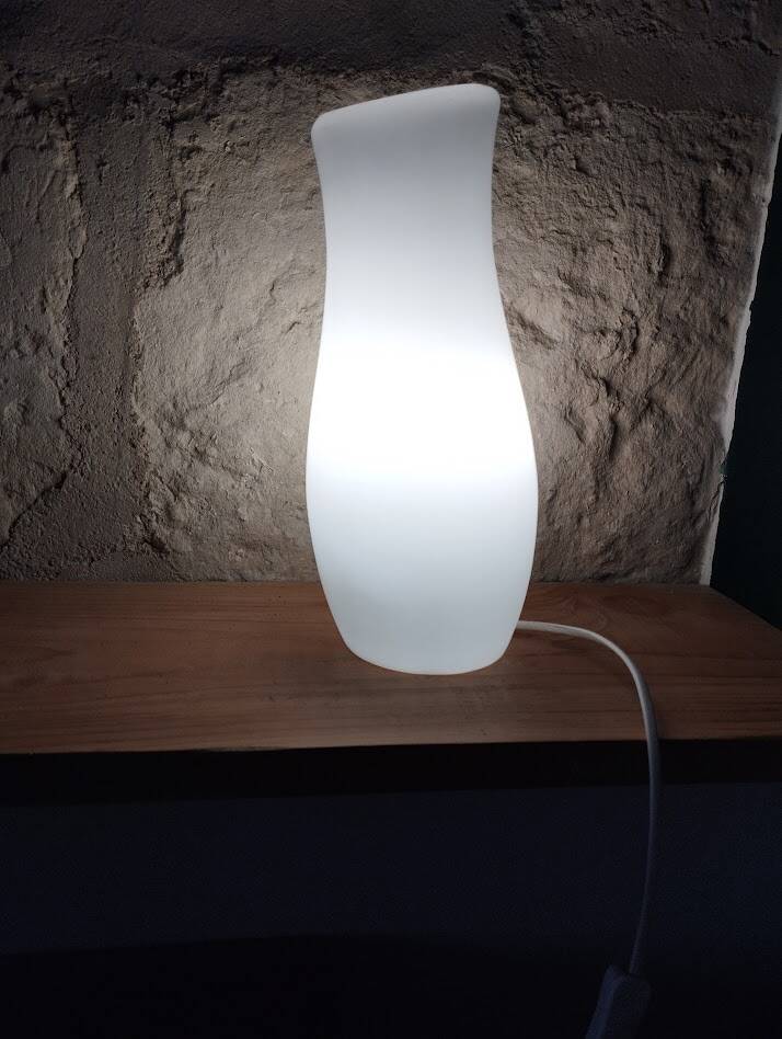 mylonit lamp – IKEA vintage table lamp in blown glass –