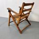 Mid-century wooden foldable children's chair, 1950s