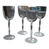 4 verres à vin anciens