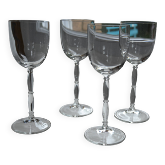 4 antique wine glasses