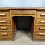 Flat desk in vintage boxes
