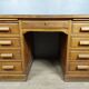 Bureau plat en caissons vintage