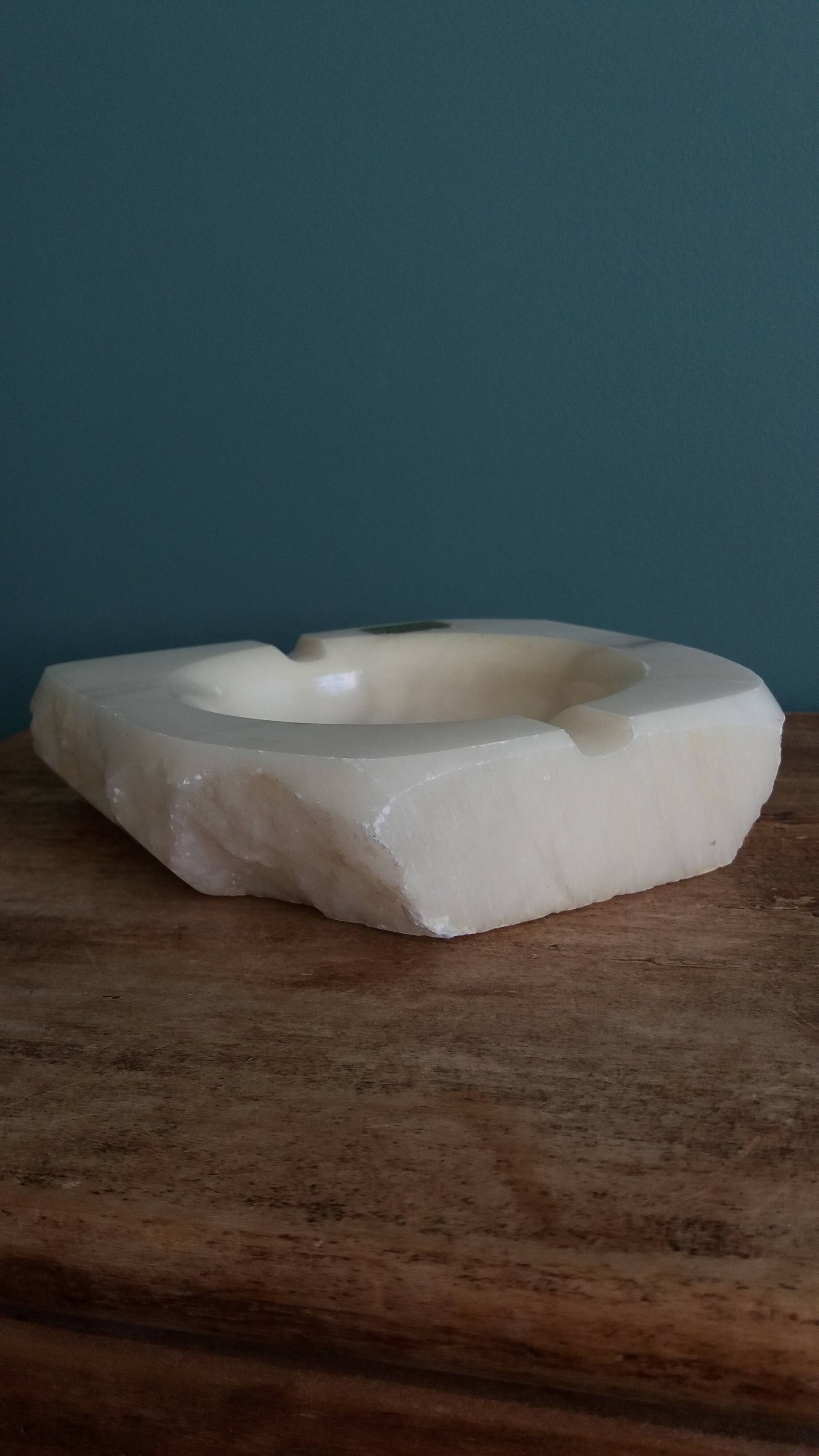 Alabaster ashtray, Italy