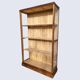 Art Deco oak museum display case