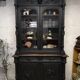 Hunting buffet XIX Louis XIII oak, cabinet curiosity showcase library