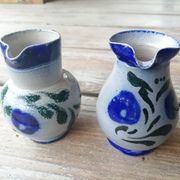 Paire de pichets en grès d'Alsace