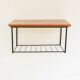 Vintage Floating Wall Shelf, Teak String Rack 60's Design