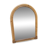 Rattan mirror
