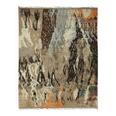 Tapis turc contemporain en laine multicolore noué à la main, 326 cm x 416 cm