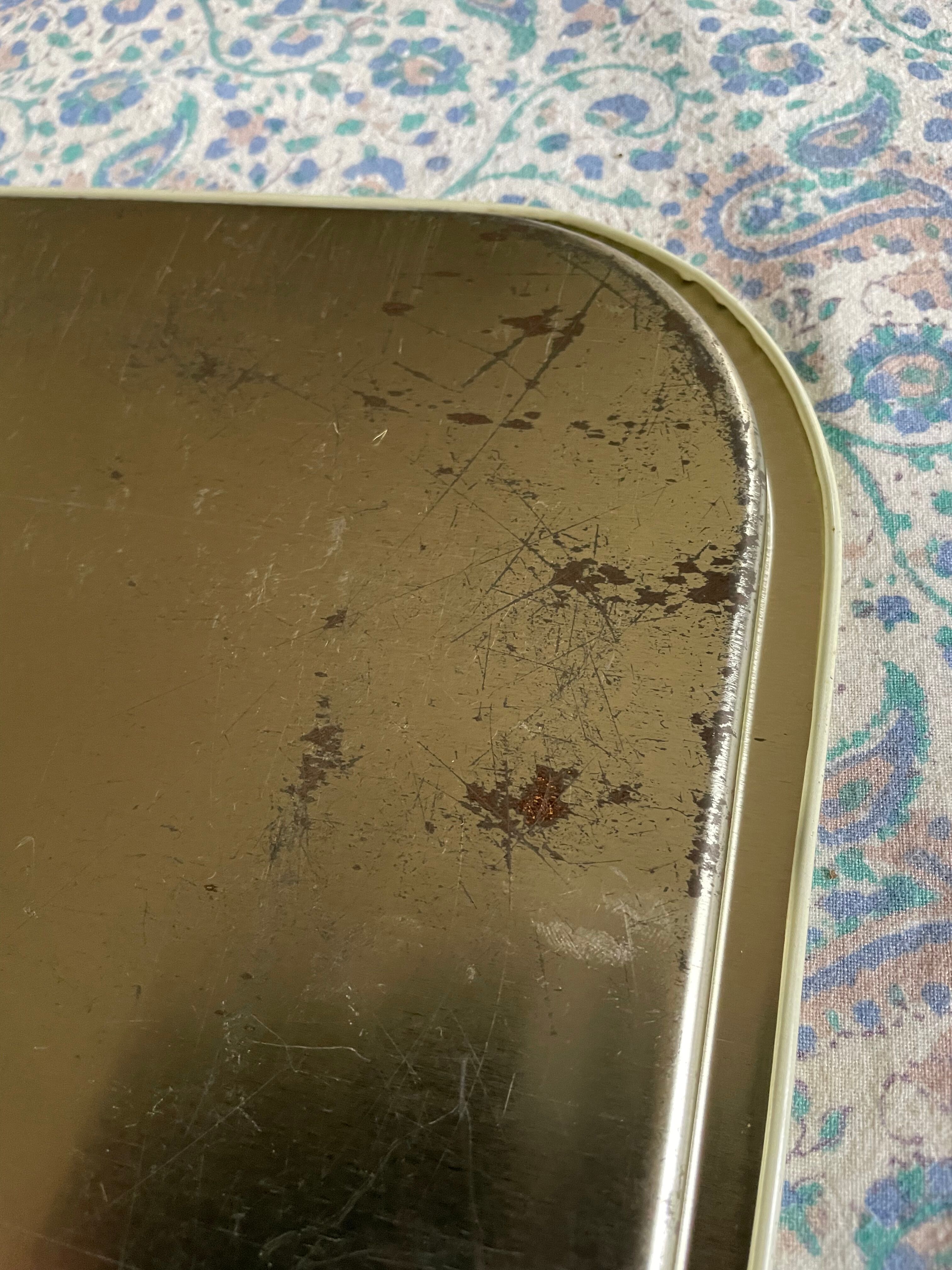 Vintage metal tray