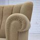 1960s, Danish relax chair, original light green furniture wool.