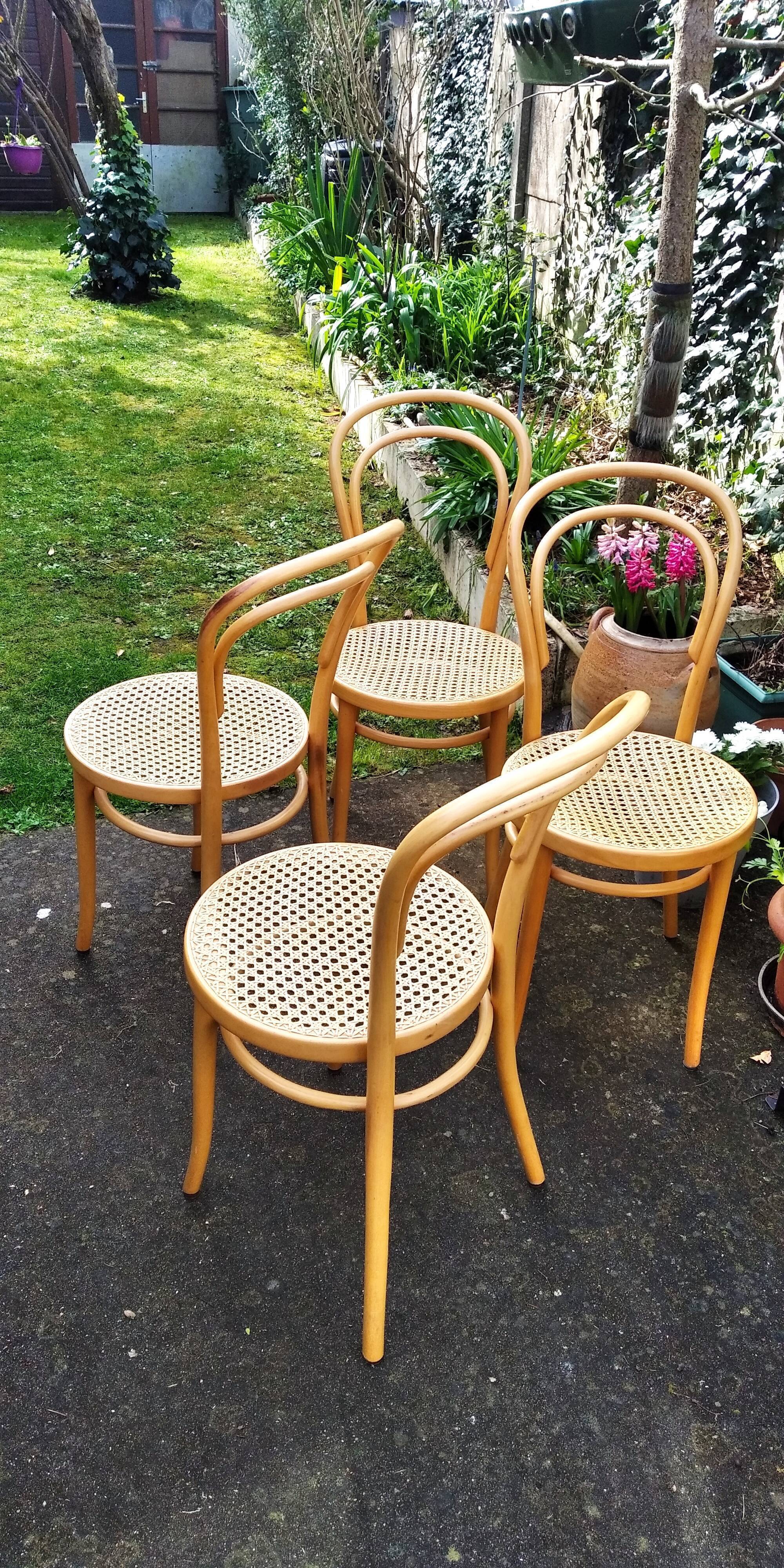 4 Thonet ZPM Radomsko chairs