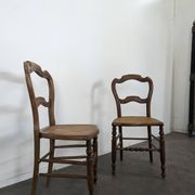 Pair of bedroom chairs from the late 19th century.