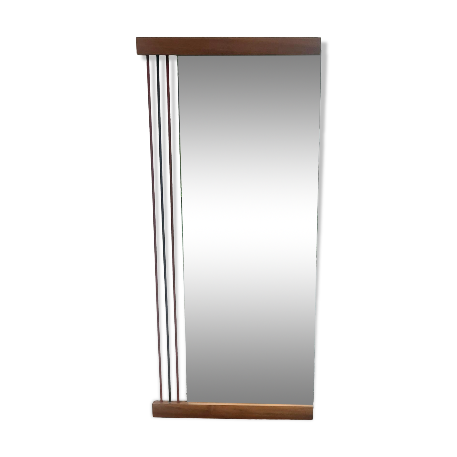 Teak mirror