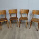 Ensemble de 4 chaises de bistrots thonet