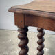 Console en bois massif pieds tournés