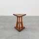 Art Nouveau Carved Wood triangular Side Table, France ca. 1915