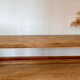 Old farmhouse bench in raw solid oak - 2.2m