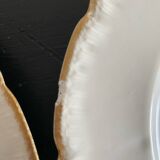 Monogram DK porcelain plates