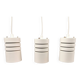 Cylinder-shaped hanging lamps from Danish Super-Light, 1980s.