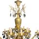 Napoleon III chandelier bronze brass crystal 18 lights late 19th century