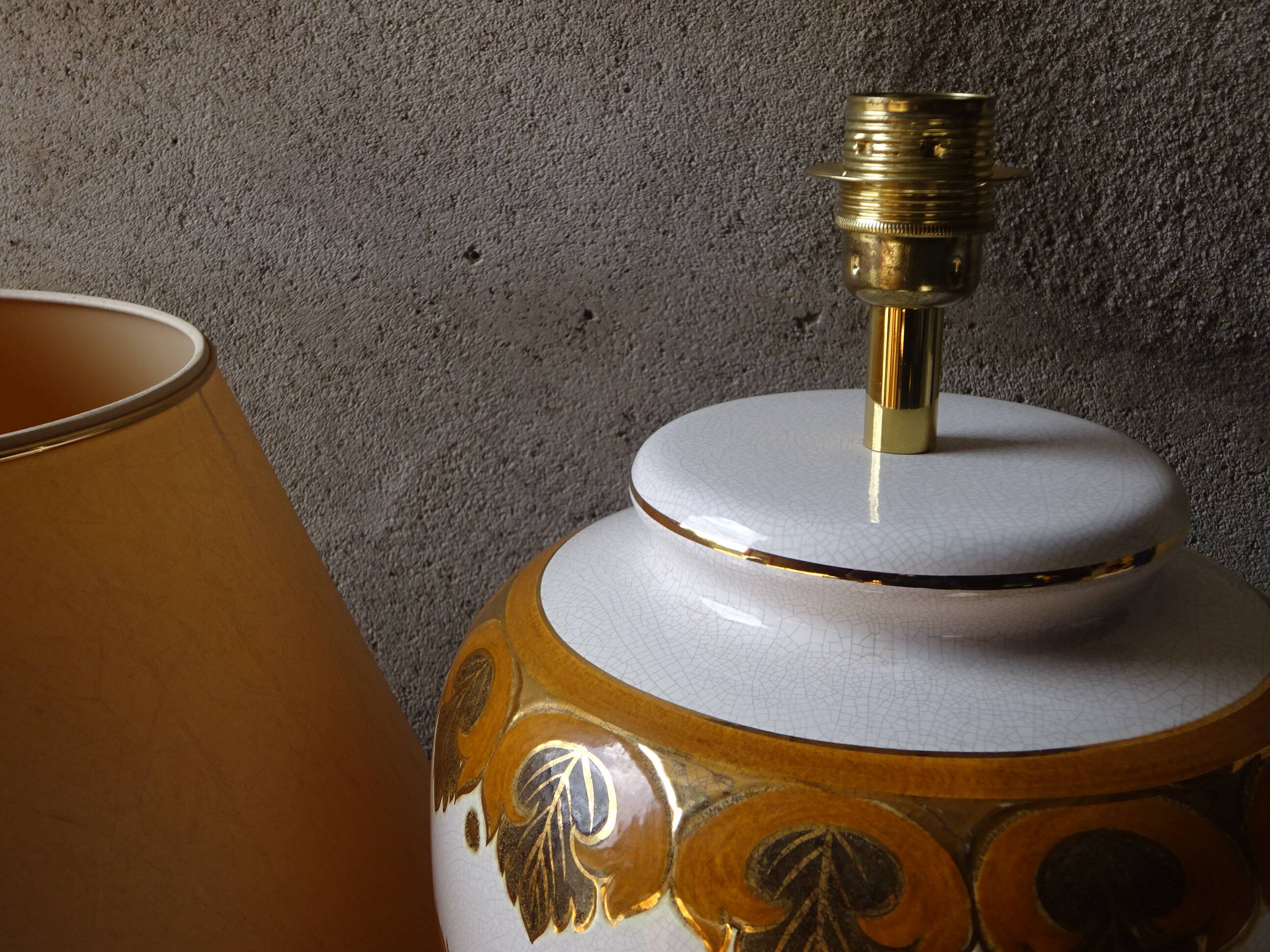 Large Louis Drimmer floor lamp, 74 cm in height.