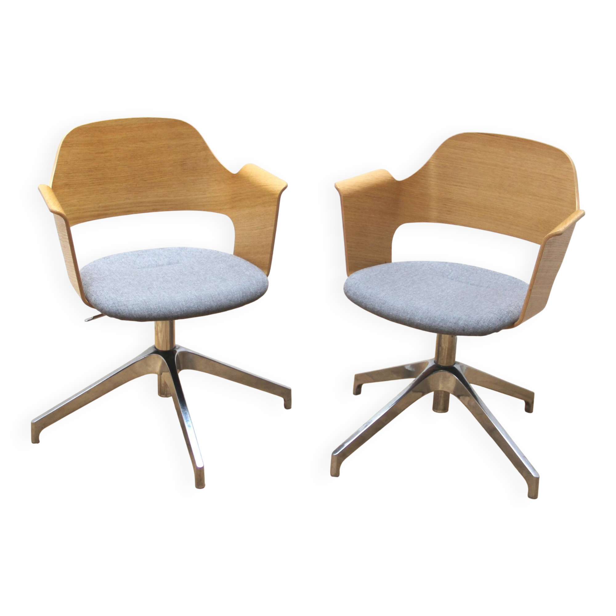 Paire de chaises de bureau vintage Ikéa