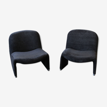 Pair of Alky armchairs by Giancarlo Piretti for Castelli, 1969