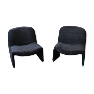 Pair of Alky armchairs by Giancarlo Piretti for Castelli, 1969