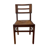 Pierre Cruège straw chair 1950s