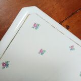Flowery earthenware trivet
