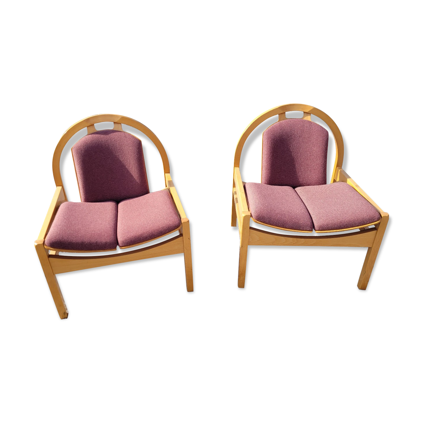 Paire de fauteuils Baumann des années 70