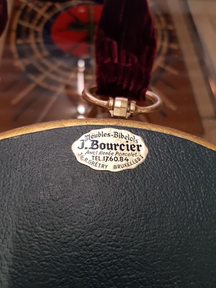 Vintage round witch mirror 60s 70s - 22cm