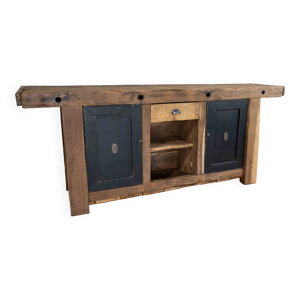 vieil établi restauré