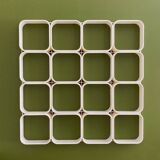 White plastic module shelf from the 70s