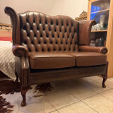 Chesterfield 2-seater Queen Anne sofa