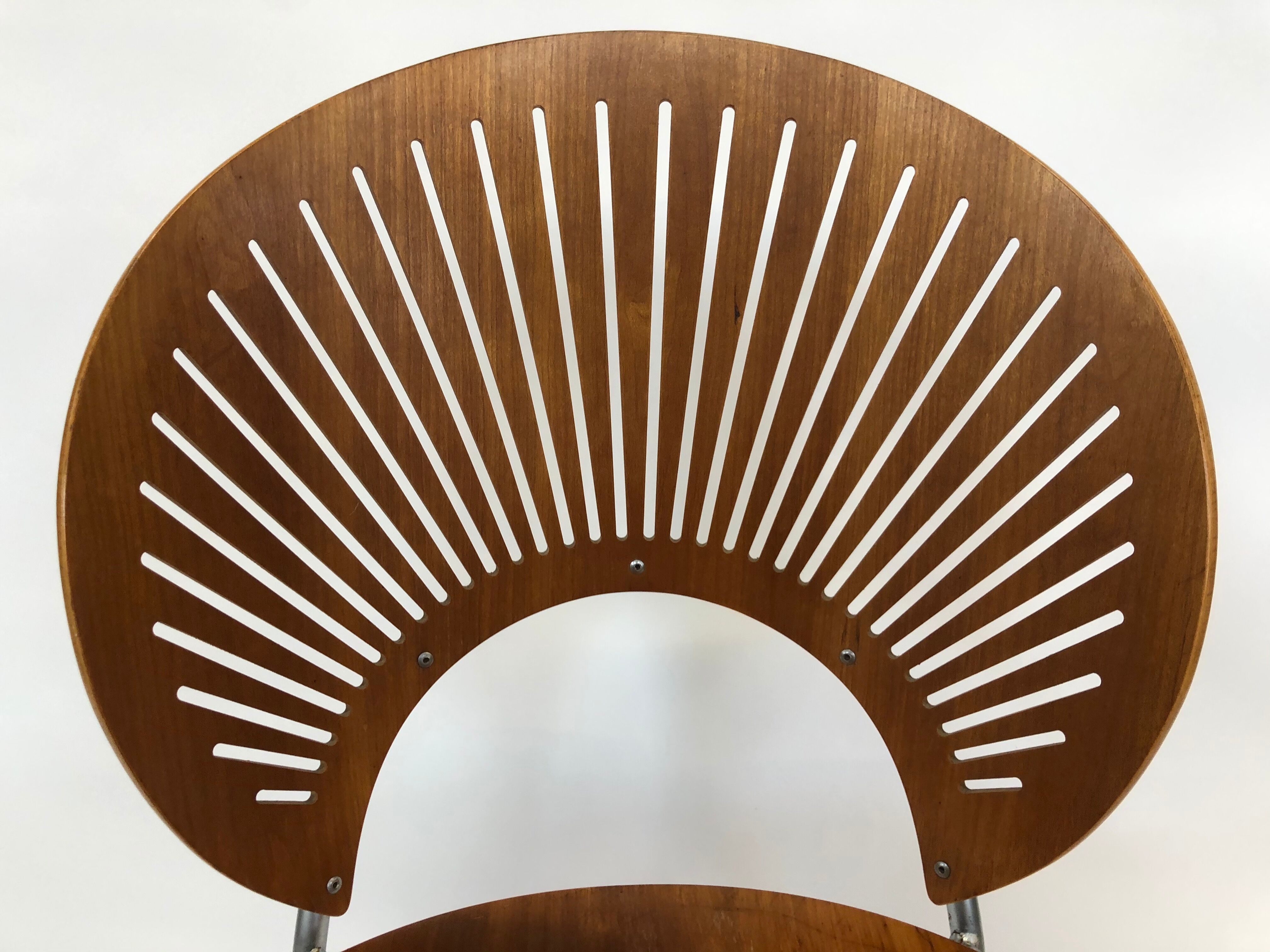 Suite de quatre chaises danoise "Trinidad" par Nanna Ditzel pour Fredericia Stolefabrik en teck