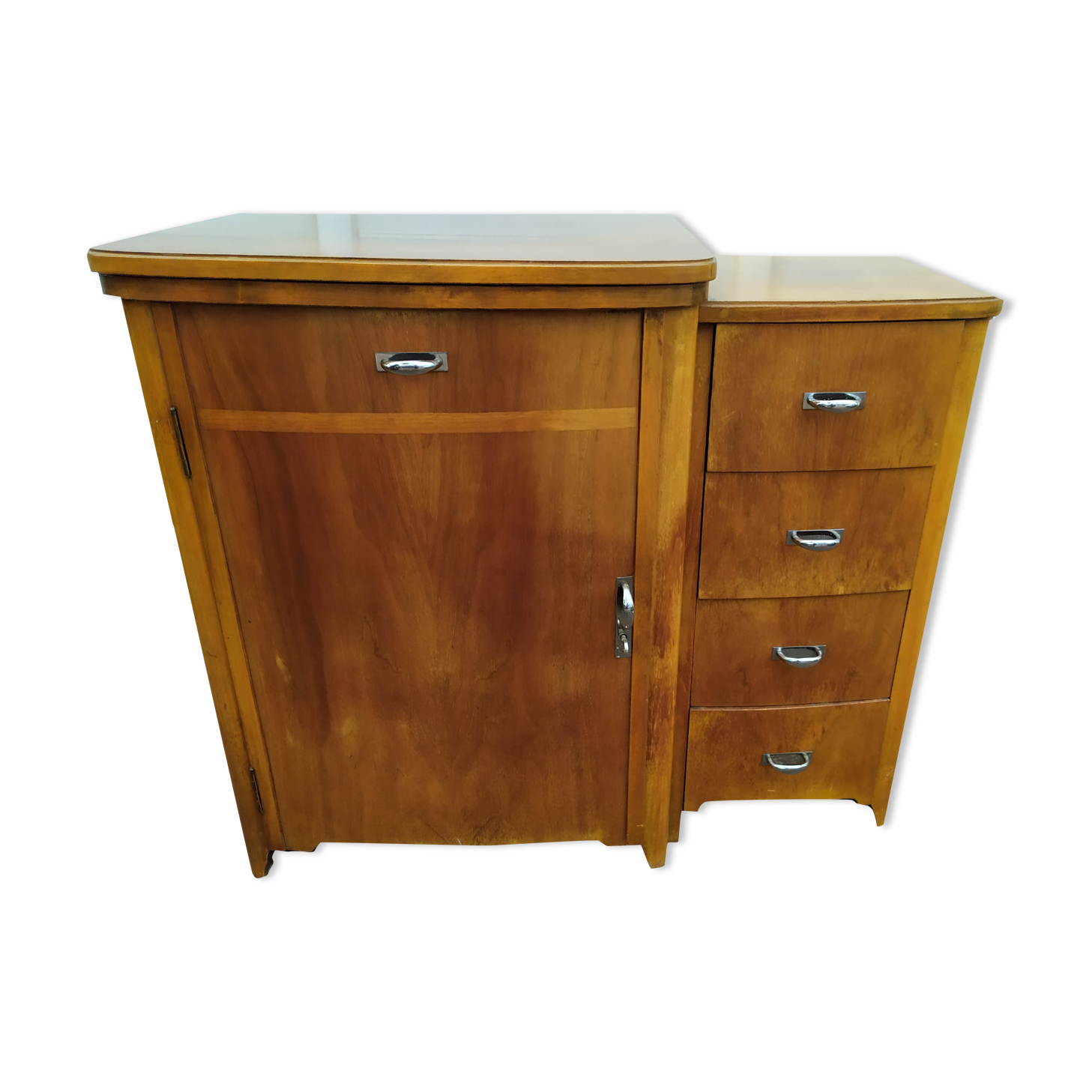 Meuble pour machine a coudre Singer - petit Bureau