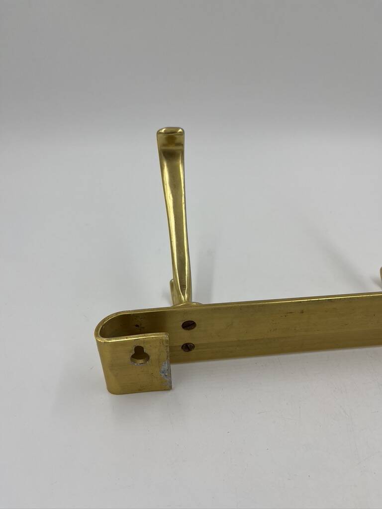 Brass coat rack