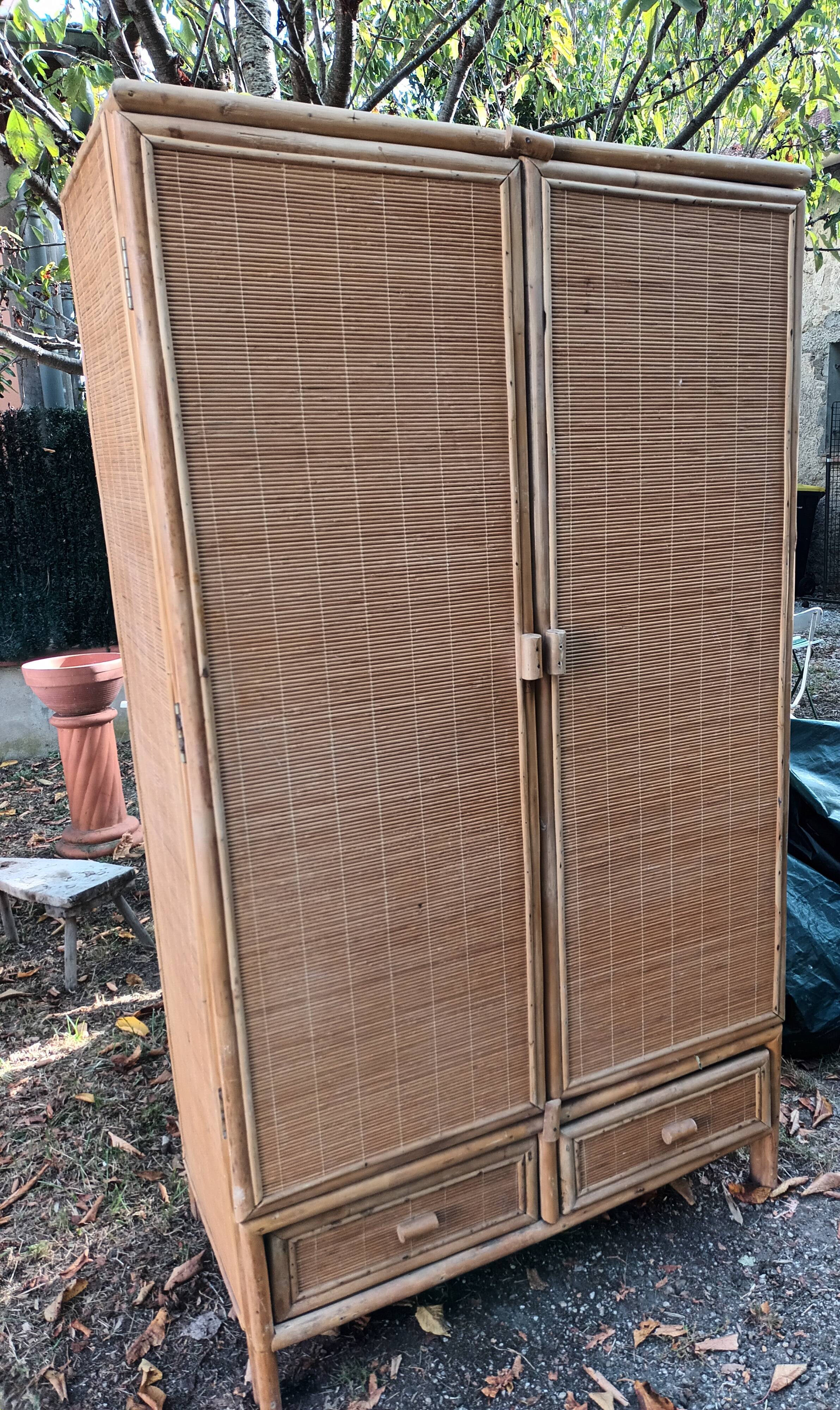 Bamboo wardrobe