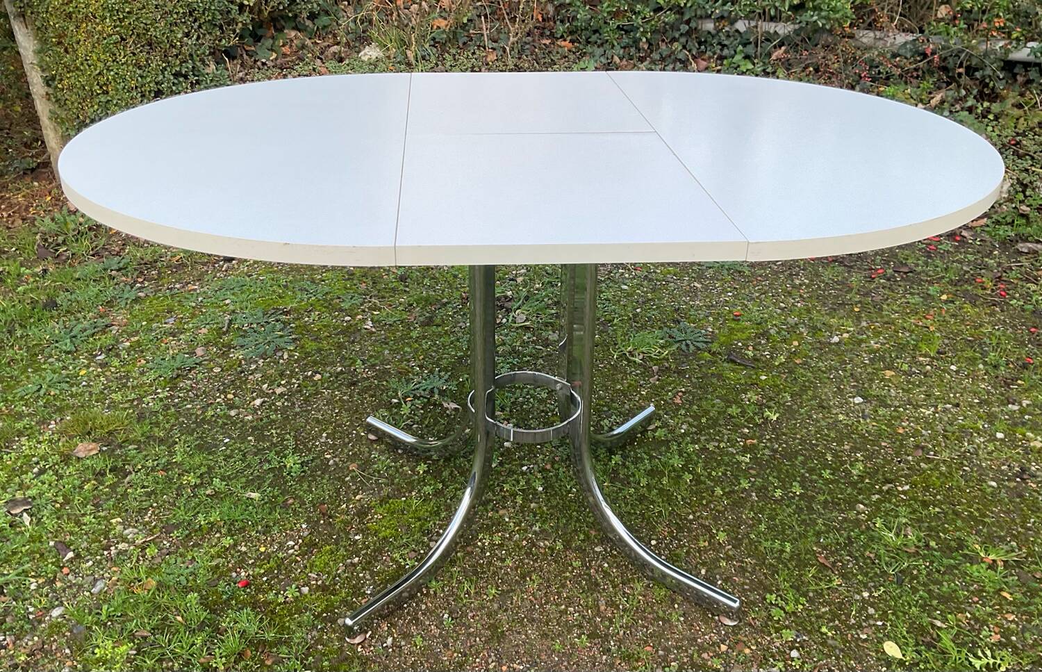 Table à manger extensible des années 70