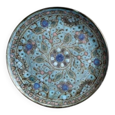 Glazed ceramic plate, Danuta Le Hénaf