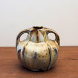 Art deco ceramic vase with coulure