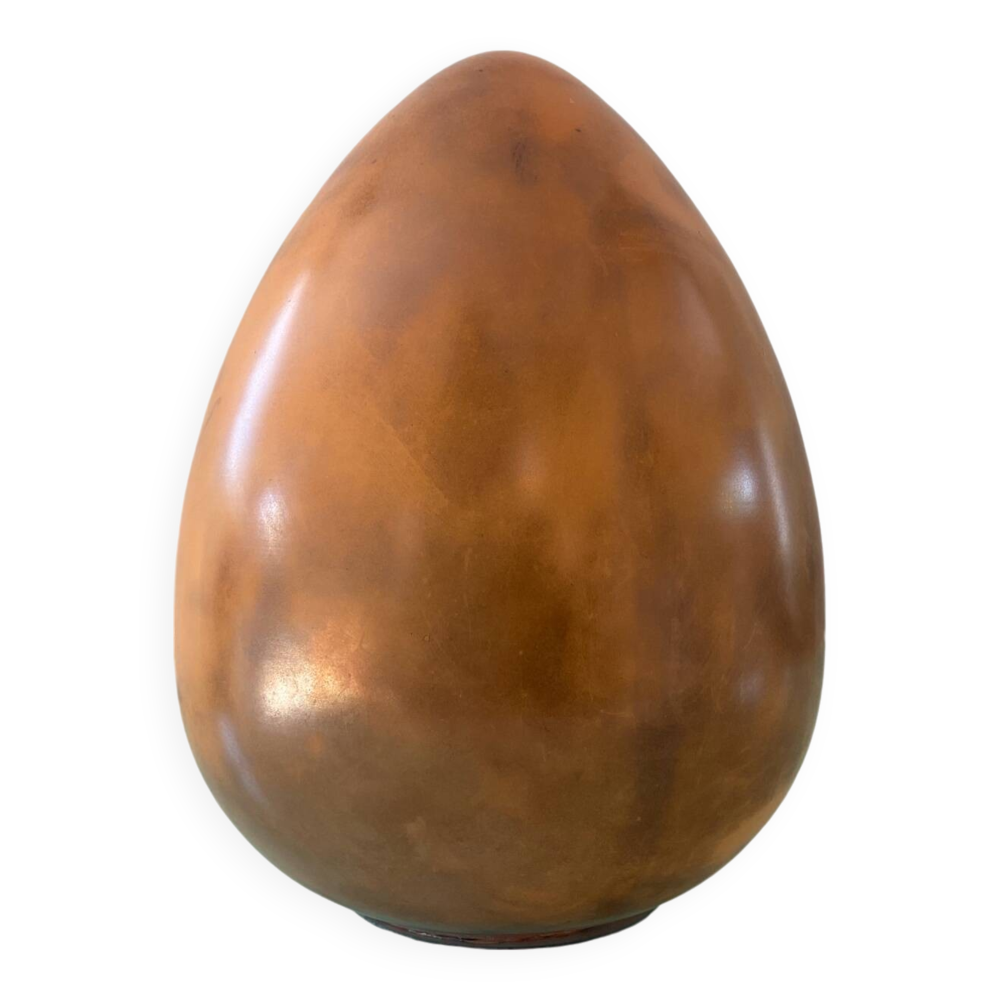 Vintage glass paste egg lamp from the 70s-80s