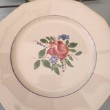 Set of 6 soup plates Digoin 9711
