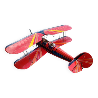 Large biplane model