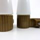 Ifö ceramic/opal glass wall lights • ref 6020 • Hans-Agne Jakobsson